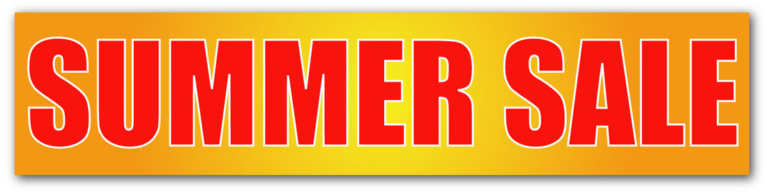 Summer Sale Posters 1000mm x 250mm | Summer Sale posters - Sale Posters & Signs