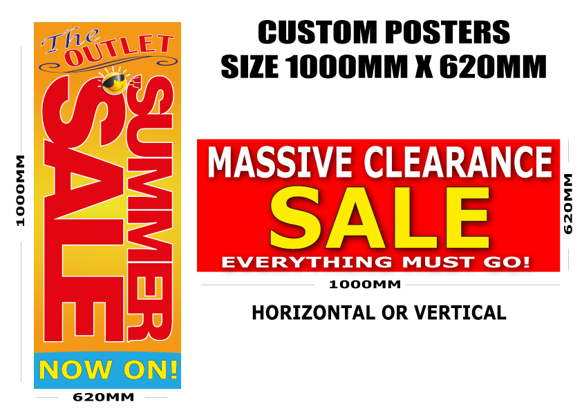 Bespoke 1000mm x 600mm Poster print | Other Posters;Bespoke posters - Sale Posters & Signs