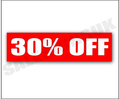 30%off Red 1000mm x 250mm posters