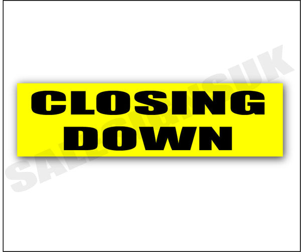 Closing Down