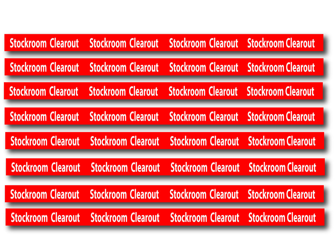 stock room Shelf strips inc 8 size 35mm x 1200mm | % Off Signage;Shelf Strips - Sale Posters & Signs