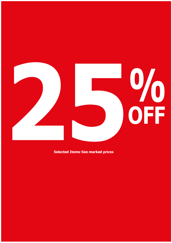 Bespoke 25% off poster size A2 | 25%off;Bespoke posters - Sale Posters & Signs