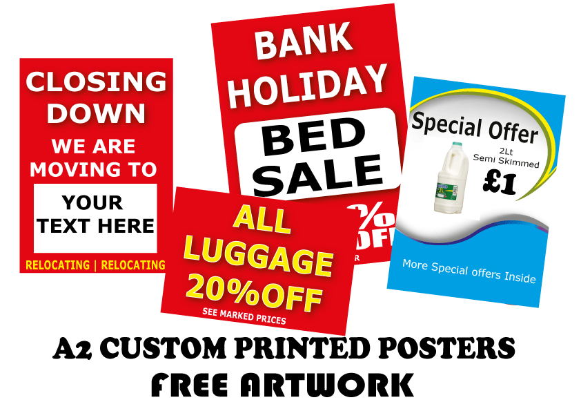 Bespoke A2 Poster print | other Signage;Other Posters;Bespoke posters - Sale Posters & Signs