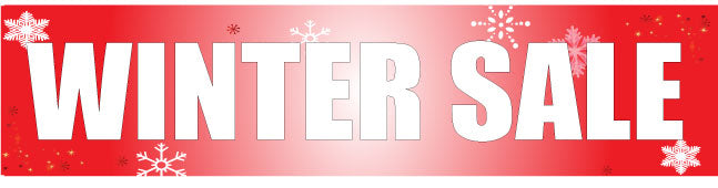Winter sale poster 1000mm x 250mm - Sale Posters & Signs