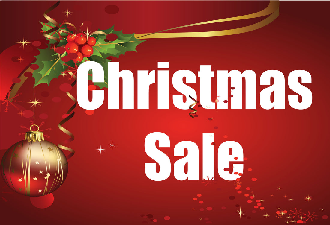 Christmas Sale Rail Cards 250mm x 200mm Card | rail cards;other Signage;christmas sale - Sale Posters & Signs