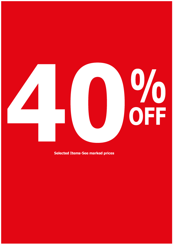Bespoke 40% off poster size A1 | 40%off;Bespoke posters - Sale Posters & Signs