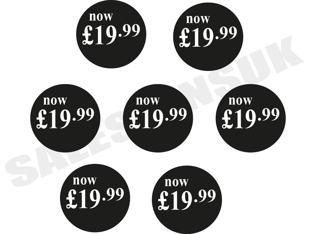 £19.99 price Stckers (300) | Sale Stickers - Sale Posters & Signs