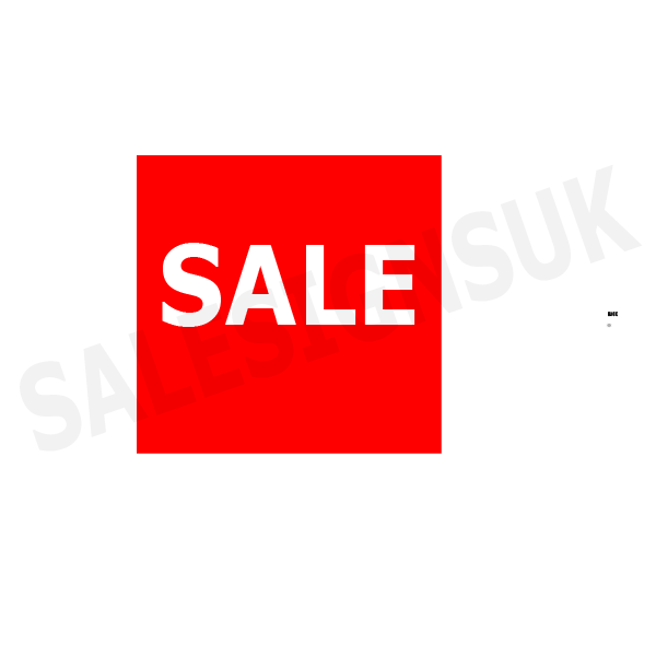 Sale double sided signs 500mm x 500mm | sale posters red Impact;hanging cards - Sale Posters & Signs