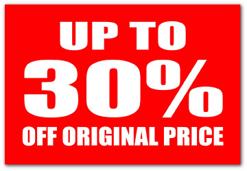 30% Rail Cards 250mm x 200mm D/S Card | rail cards;30%off - Sale Posters & Signs