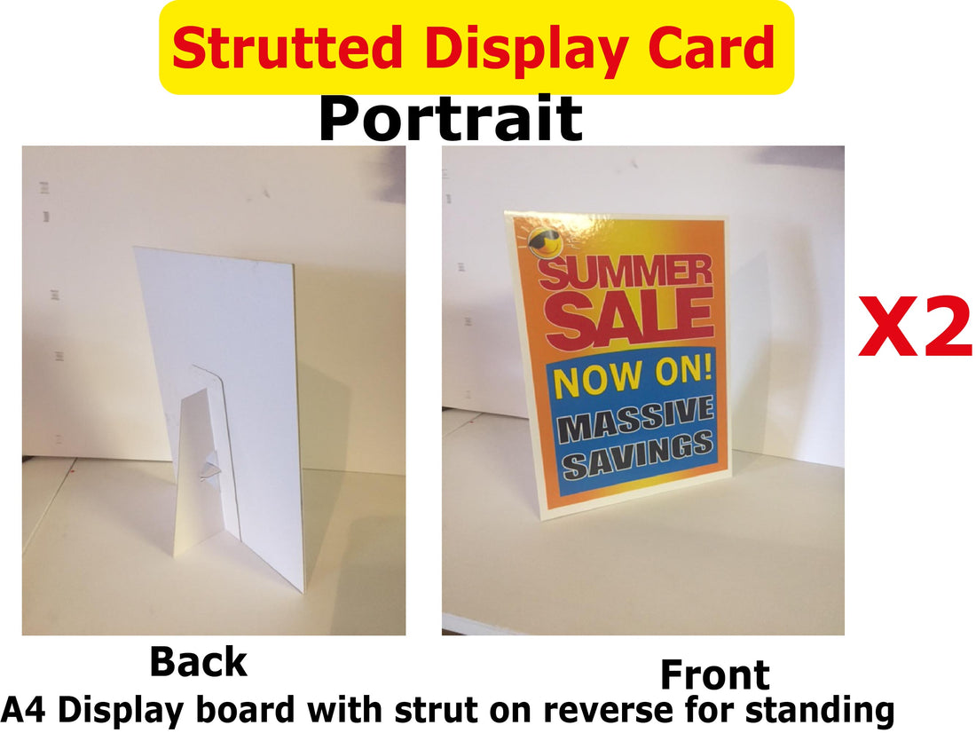 Summer Sale Strutted Card A4 Portrait (2) | Summer Sale posters - Sale Posters & Signs