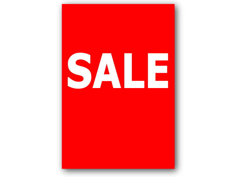 Sale Poster New style Size A1 | Sale posters New - Sale Posters & Signs