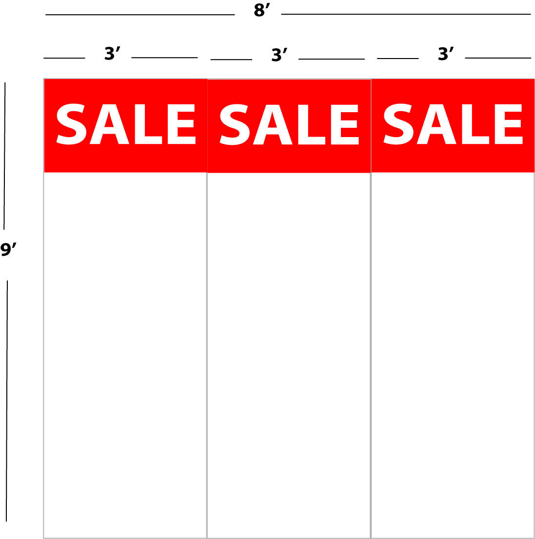 8x6 Printable sale sheets x 35 | sale tickets - Sale Posters & Signs