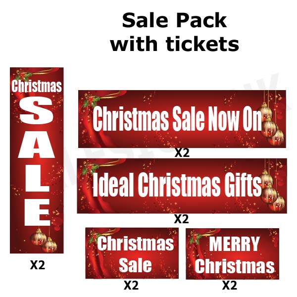 Sale Posters christmas mix pack | christmas sale - Sale Posters & Signs