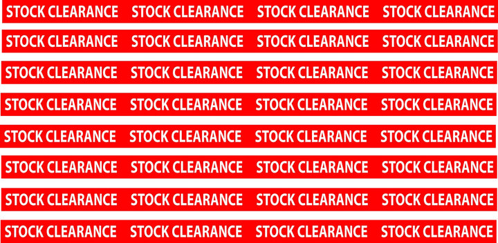 Stock Clearance Shelf strips 10 size 38mm x 1000mm