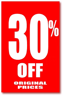 30%off Red 760mm x 500mm posters(2)