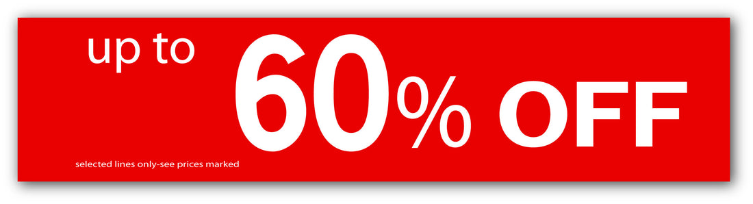 upto 60% posters 860mm x 190mm paper | % Off Signage;60% off - Sale Posters & Signs