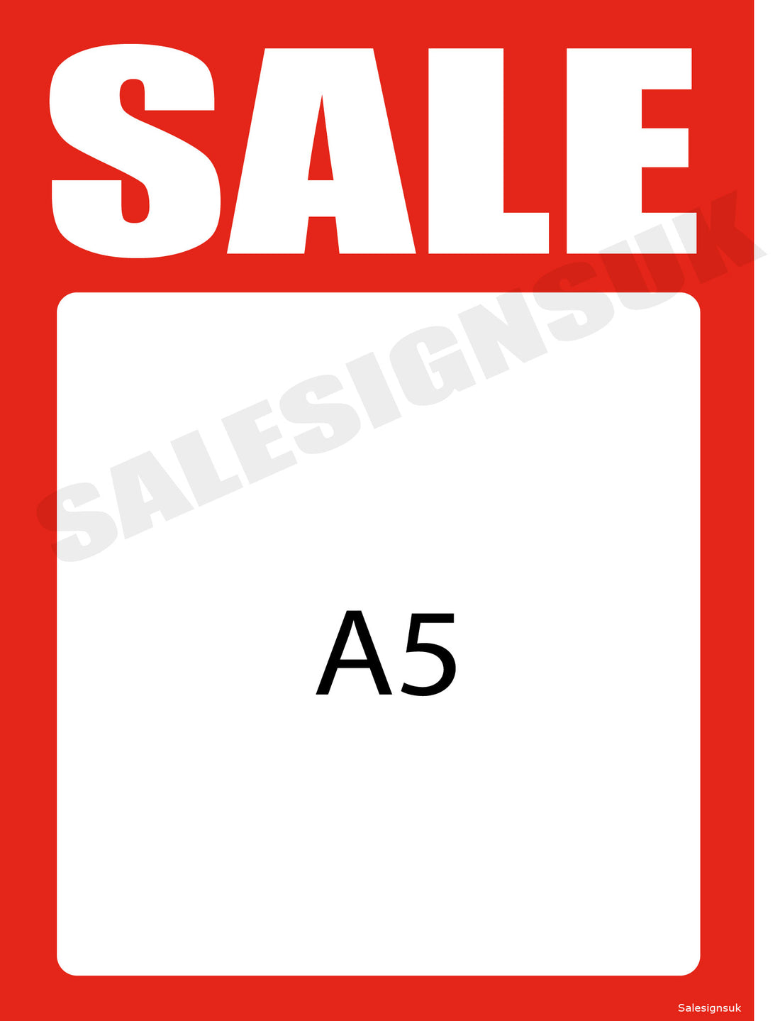 Sale Cards A5 per 50pack | sale tickets - Sale Posters & Signs