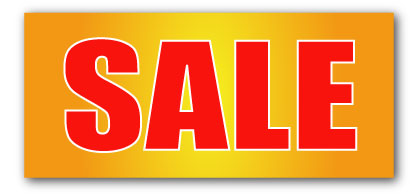 Summer Sale Posters 500mm x 250mm x4 | Summer Sale posters - Sale Posters & Signs