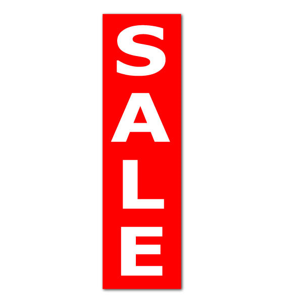 NEWSale posters Vertical size1000mm x 250mm | sale posters red Impact - Sale Posters & Signs