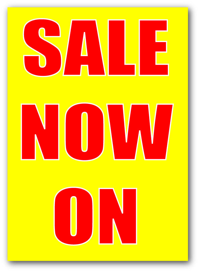 Yellow and Red Sale Now On 760mmx 500mm | yellow and red posters - Sale Posters & Signs