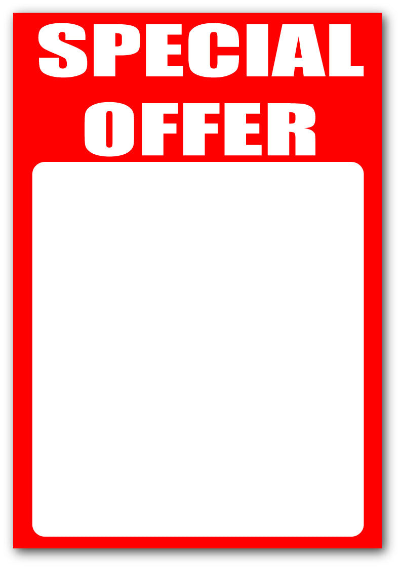 Special Offer Tickets A5 per 50 pack | sale tickets - Sale Posters & Signs