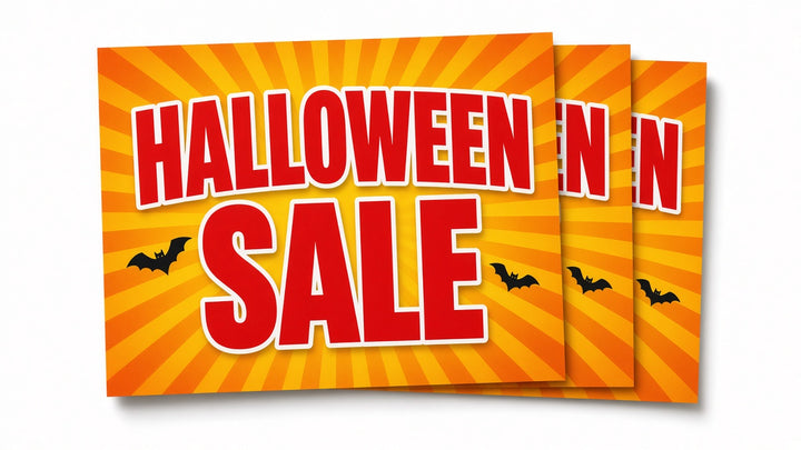 Halloween Sale Posters Pack – 30 Pieces